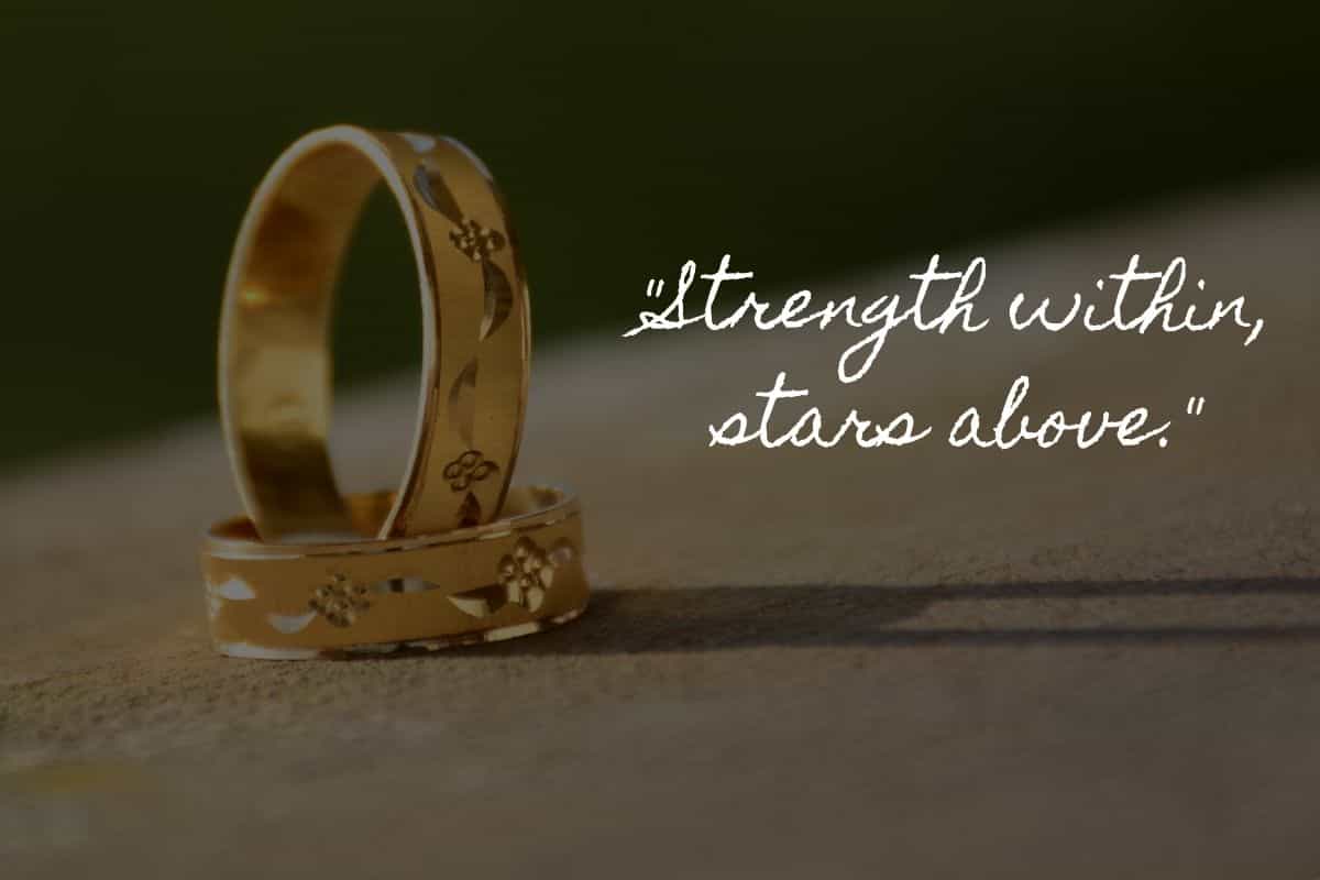 Strength within, stars above