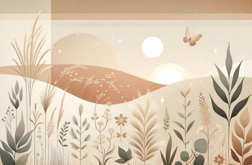 boho minimalist style sunrise